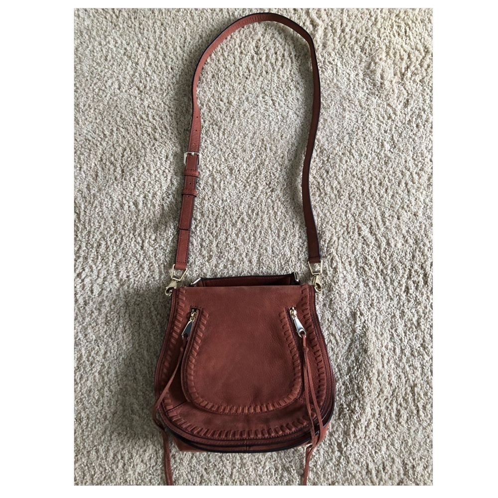 NWOT Rebecca Minkoff Suede large Saddle Bag